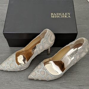 *offers* Badgley Mischka Rouge LA crystal heels